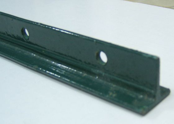 posta del metallo T di verde 6ft della pittura di 0.95lb/Ft per recintare