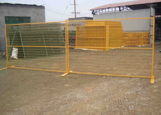 Il recinto temporaneo Hot Dip Galvanized della costruzione di altezza del Canada 6ft poi spolverizza rivestito