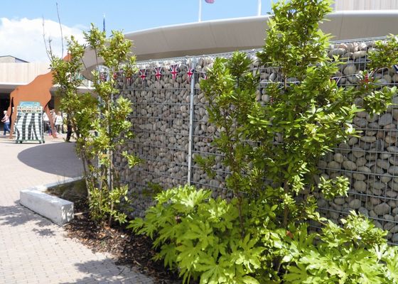 Larghezza di pietra di rinforzo galvanizzata saldata di System 1.5m del recinto del gabbione della gabbia