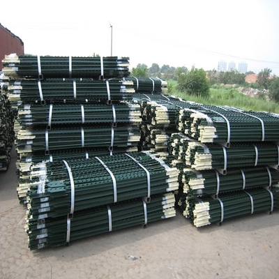7 Ft Green Steel Fence T Post Powder Coated 0,83 Lb Per Foot