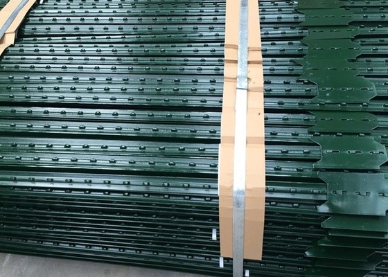 7 Ft Green Steel Fence T Post Powder Coated 0,83 Lb Per Foot