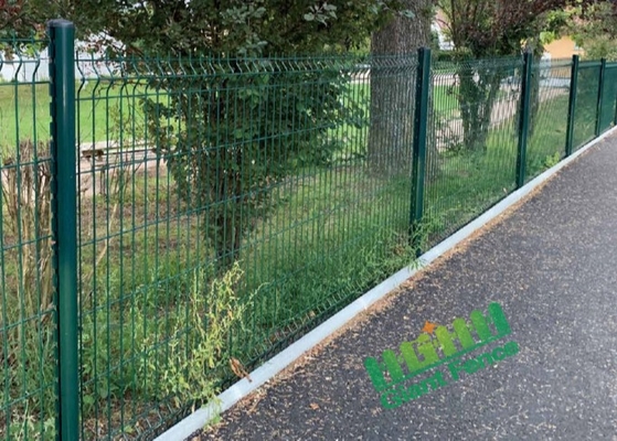 Polvere che ricopre 1.23m V Mesh Security Fencing Triangle Bending