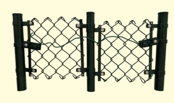 I campioni liberi 40x40mm Diamond Chain Link Fence Steel e PVC hanno ricoperto