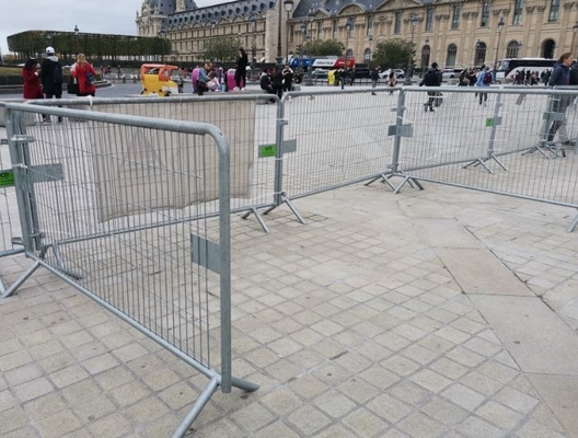 Il pedone barrica l'acciaio di recinzione alto di controllo di folla di 0.9m galvanizzato