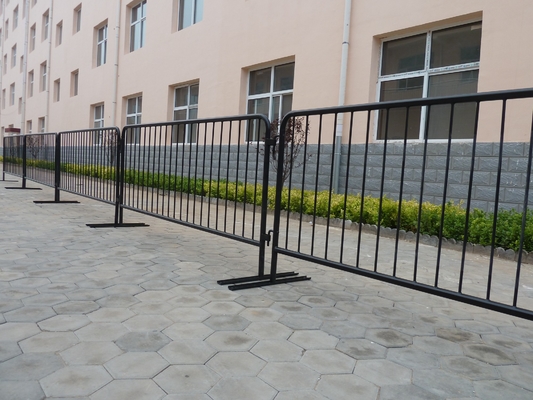Pietra galvanizzata di plastica Acciaio di alluminio Barricata di controllo della folla Recinzione mobile sicurezza pieghevole Barriera pedonale Evento concerto