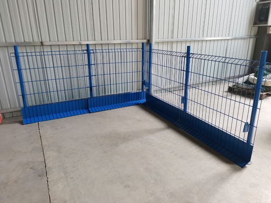 Colori il recinto blu Wire Mesh Pvc Coated Temporary di barriera di protezione
